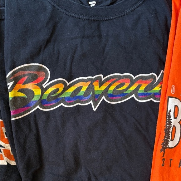 Men’s XXL bundle  T-Shirts- Orange and Black Oregon State University - Picture 3 of 6